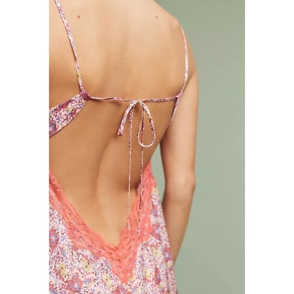 NWT!! Anthropologie FLOREAT Juniper Sleep Romper Floral Lace Paisley Lacey Small - Picture 8 of 15